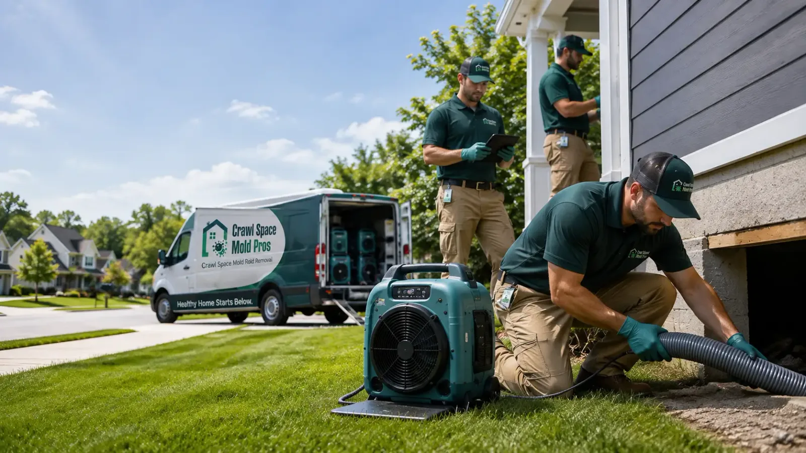 Crawl Space Mold Removal in Orient, OH